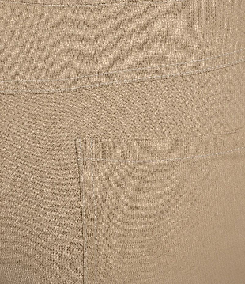 Ruby Rd. Plus Size Stretch Straight Leg Pull-On Capri Pants