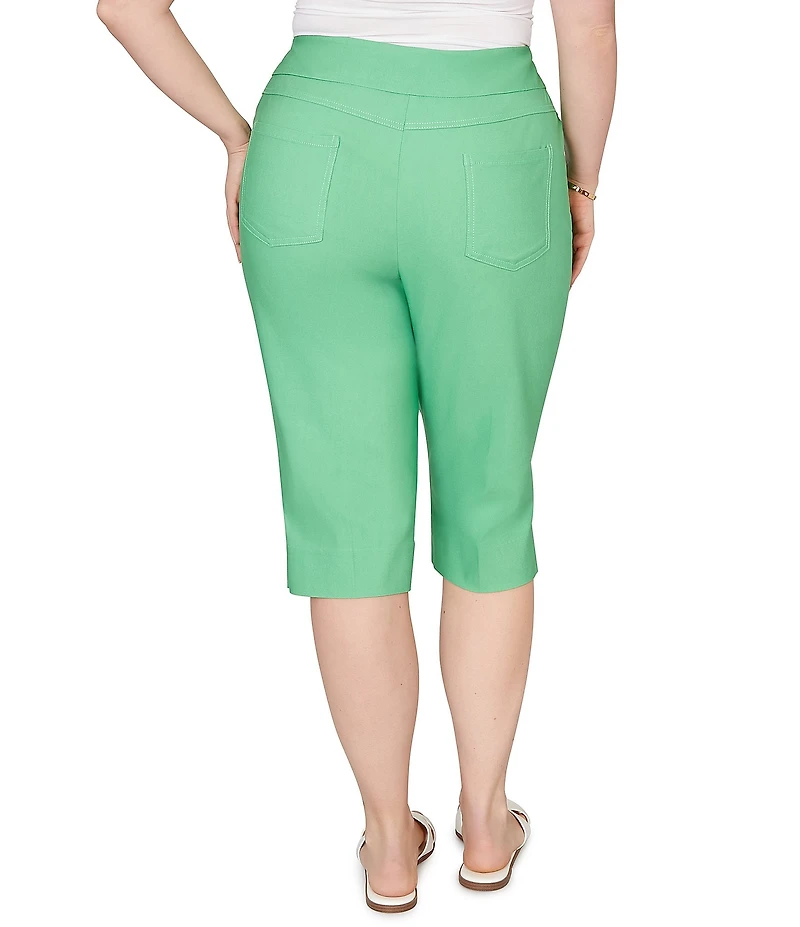 Ruby Rd. Plus Size Tech Clamdigger Pull-On Capri Pants