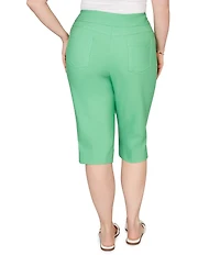 Ruby Rd. Plus Size Tech Clamdigger Pull-On Capri Pants