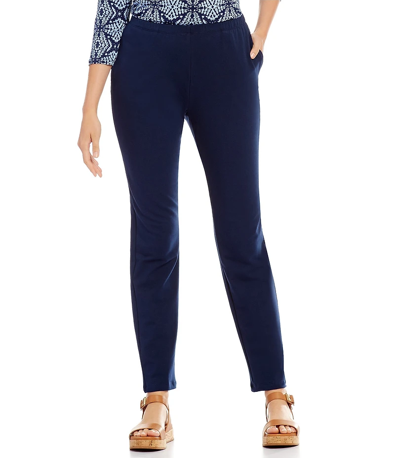 Ruby Rd. Pull-On Stretch French Terry Pants