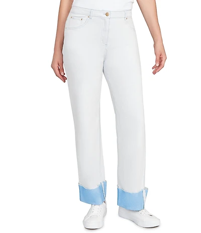 Ruby Rd. Relaxed Double-Faced Denim Jeans