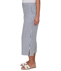 Ruby Rd. Seersucker Stripe Capri Pant