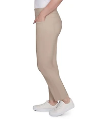 Ruby Rd. Silk Tech Straight Leg Pull-On Ankle Pants