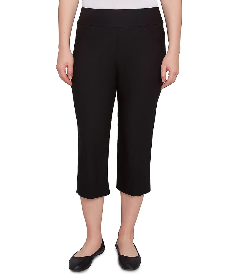 Ruby Rd. Stretch Straight Leg Pull-On Capri Pants