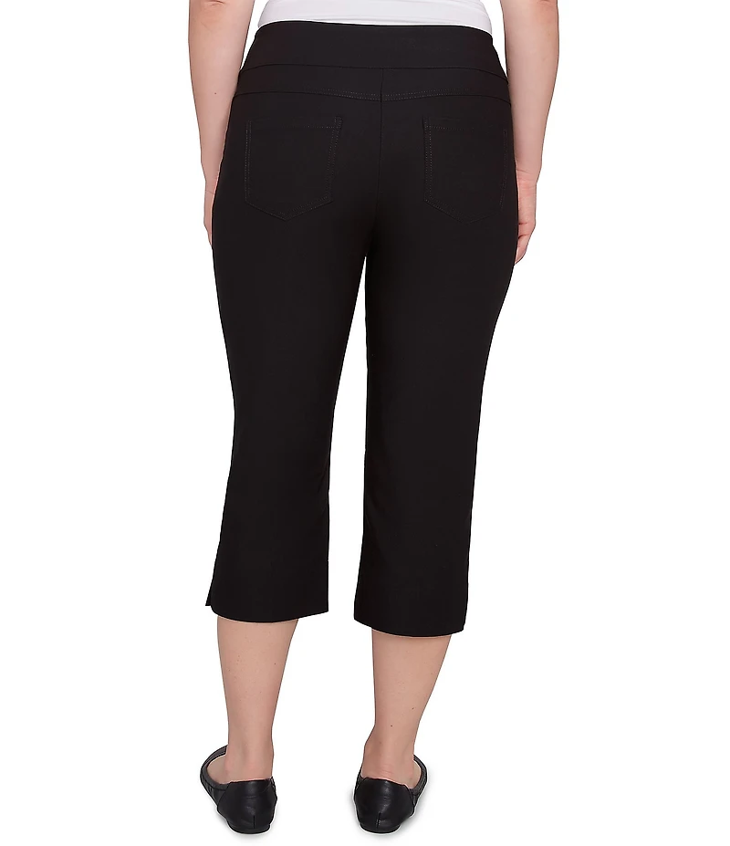 Ruby Rd. Stretch Straight Leg Pull-On Capri Pants
