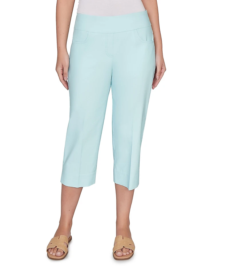 Ruby Rd. Stretch Straight Leg Pull-On Capri Pants