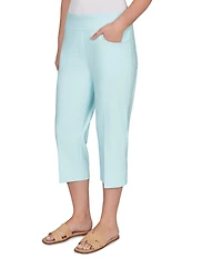 Ruby Rd. Stretch Straight Leg Pull-On Capri Pants