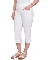 Ruby Rd. Stretch Straight Leg Pull-On Capri Pants
