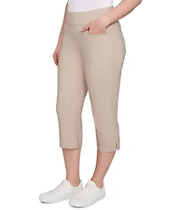 Ruby Rd. Stretch Straight Leg Pull-On Capri Pants