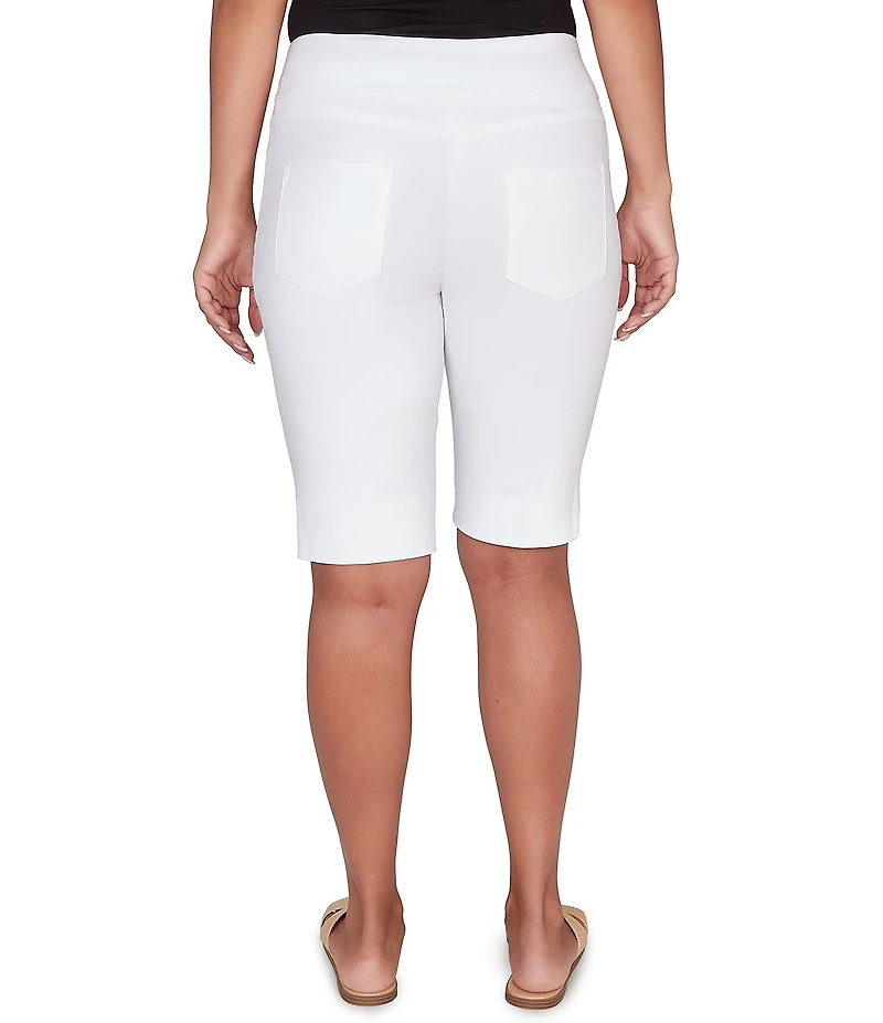 Ruby Rd. Silky Tech Bermuda Pull-On Shorts