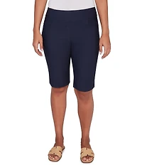 Ruby Rd. Silky Tech Bermuda Pull-On Shorts
