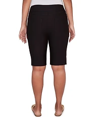 Ruby Rd. Silky Tech Bermuda Pull-On Shorts