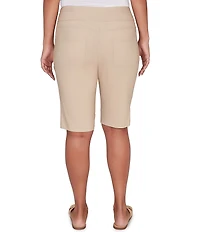 Ruby Rd. Silky Tech Bermuda Pull-On Shorts