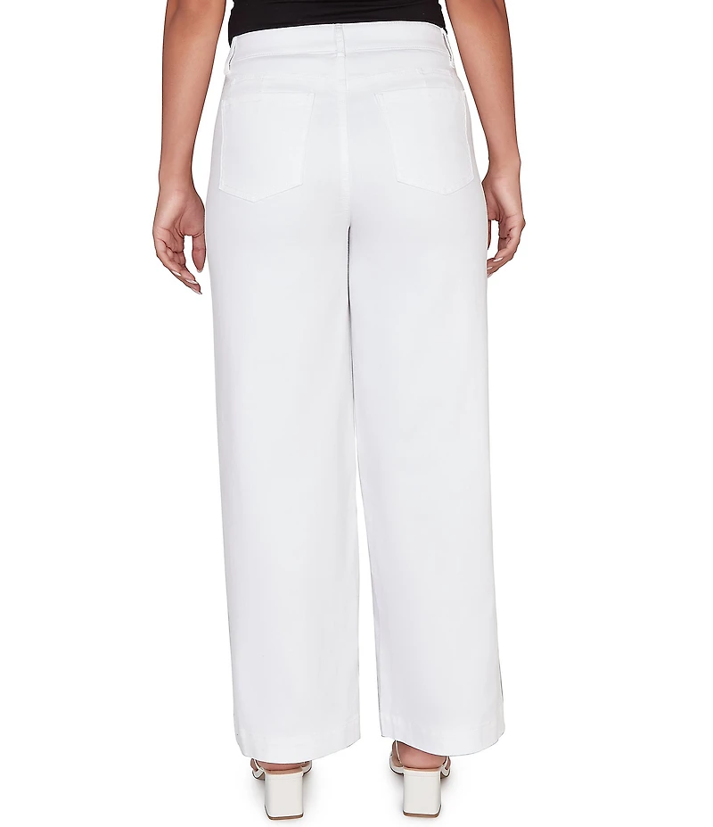 Ruby Rd. Soft Stretch Denim Pull-On Wide Leg Jeans