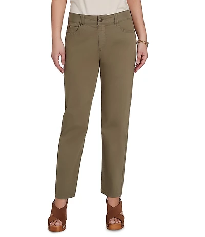 Ruby Rd. Soft Stretch Straight Leg Denim Ankle Pants