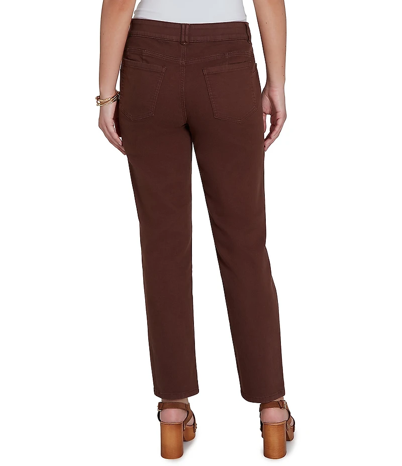 Ruby Rd. Soft Stretch Straight Leg Denim Ankle Pants
