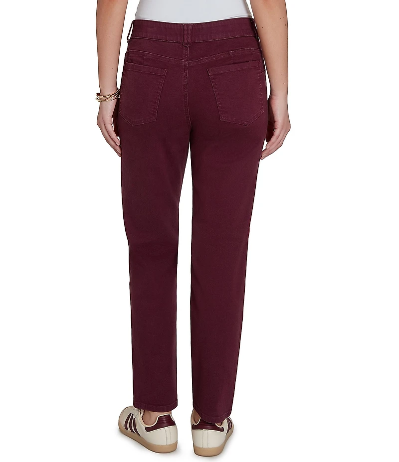 Ruby Rd. Soft Stretch Straight Leg Denim Ankle Pants