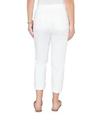 Ruby Rd. Soft Stretch Twill Cuffed Hem Girlfriend Pants