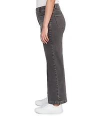 Ruby Rd. Soft Terry Wide Leg Relaxed Ankle Denim Jeans