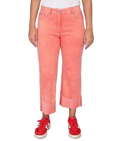 Ruby Rd. Softly Faded Cuffed Denim Jeans