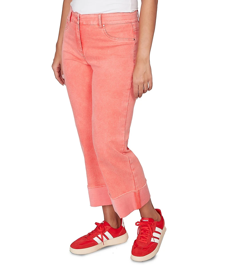 Ruby Rd. Softly Faded Cuffed Denim Jeans