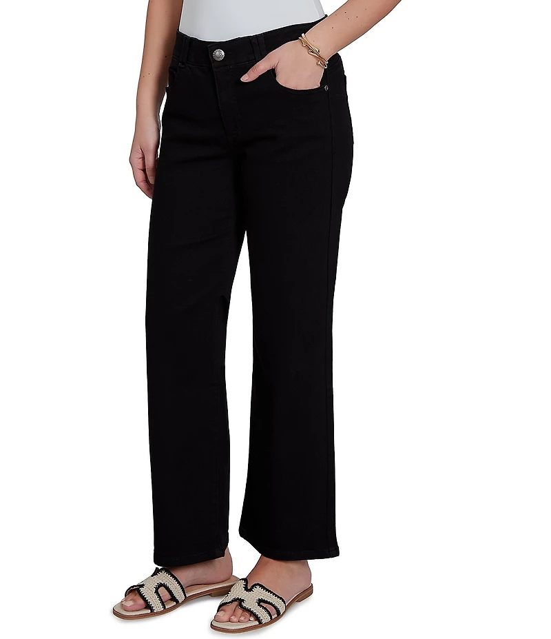 Ruby Rd. Stovepipe Wide-Leg Denim Jeans