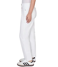 Ruby Rd. Straight Slim Leg Denim Pants