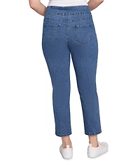 Ruby Rd. Stretch Cotton Blend Pull-On Ankle Jeans