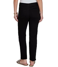 Ruby Rd. Stretch Denim Straight Leg Slim Fit Pants