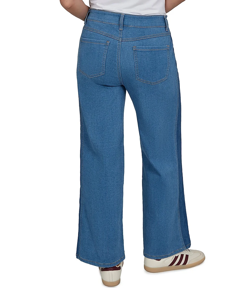 Ruby Rd. Stretch Denim Wide Leg Jeans