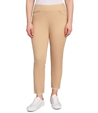 Ruby Rd. Tencel™ Lyocell Frayed Hem Pull-On Ankle Pants