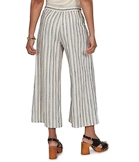 Ruby Rd. Textured Stripe Pull-On Crop Coordinating Pant