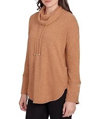 Ruby Rd. Ultra-Soft Cowl Neck Long Sleeve Knit Sweater