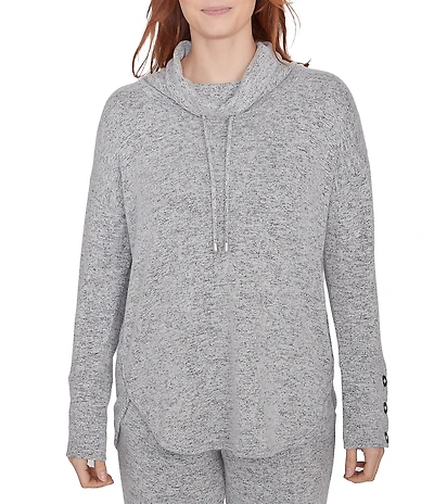 Ruby Rd. Ultra-Soft Cowl Neck Long Sleeve Knit Sweater