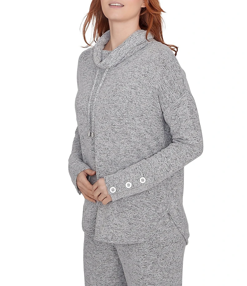 Ruby Rd. Ultra-Soft Cowl Neck Long Sleeve Knit Sweater