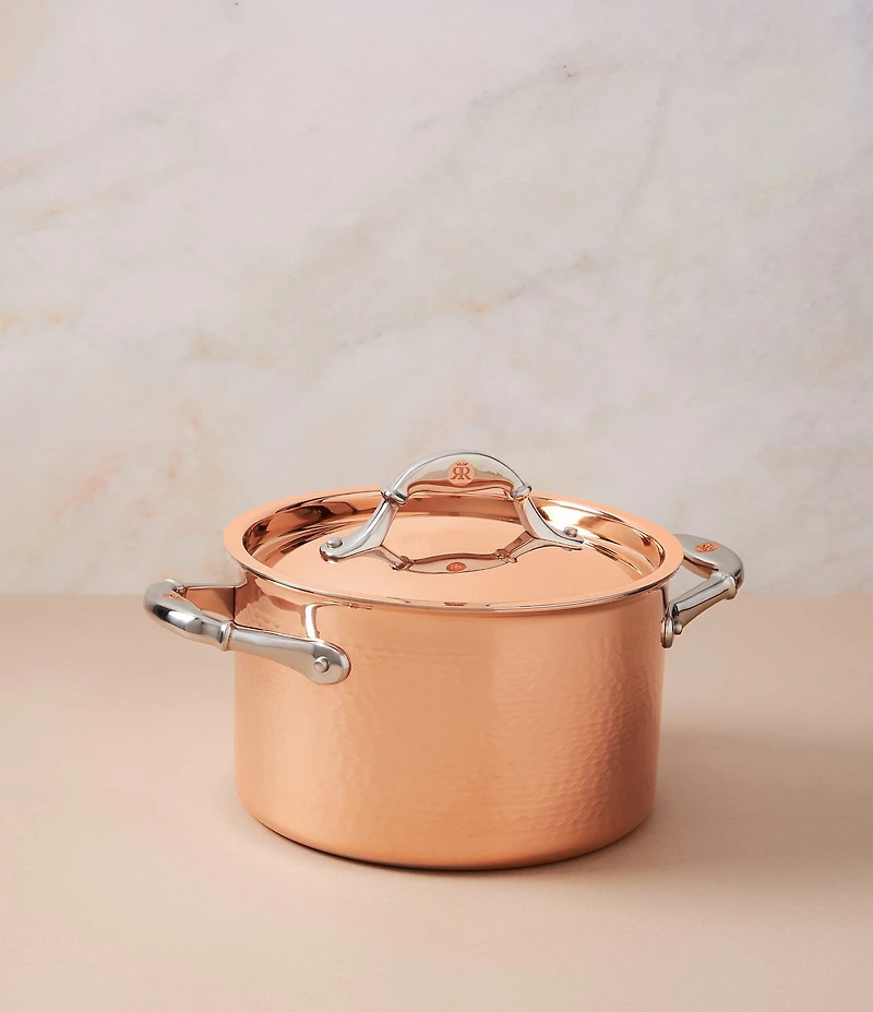 Ruffoni Symphonia Cupra 3.5-Quart Covered Soup Pot, Copper