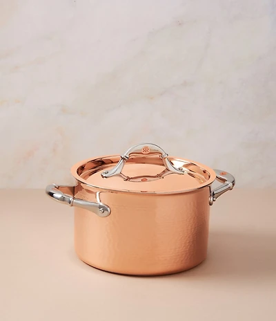 Ruffoni Symphonia Cupra 3.5-Quart Covered Soup Pot, Copper