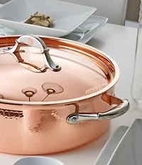 Ruffoni Symphonia Cupra 5-Quart Covered Braiser, Copper