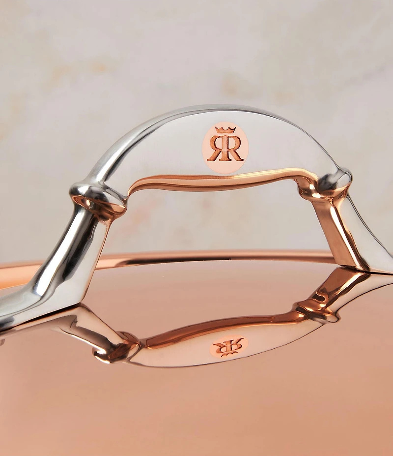 Ruffoni Symphonia Cupra 5-Quart Covered Braiser, Copper