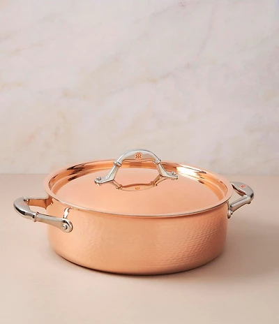Ruffoni Symphonia Cupra 5-Quart Covered Braiser, Copper