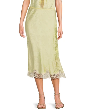 Rumored Lady Lace Coordinating Midi Skirt