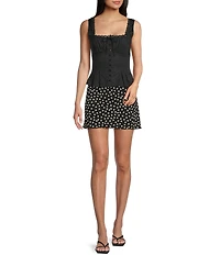 Rumored Polka Dot Mini Skirt