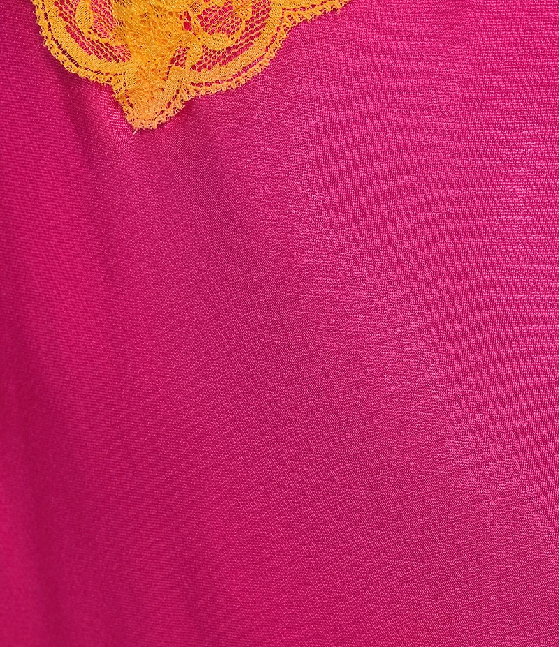 Rumored V-Neck Lace Trim Crossroads Maxi Dress