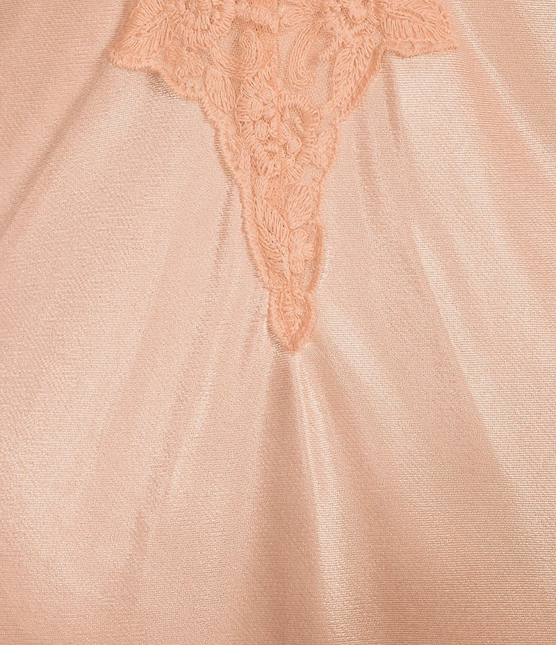 Rumored Satin Plunging V-Neck Venice Long Dress