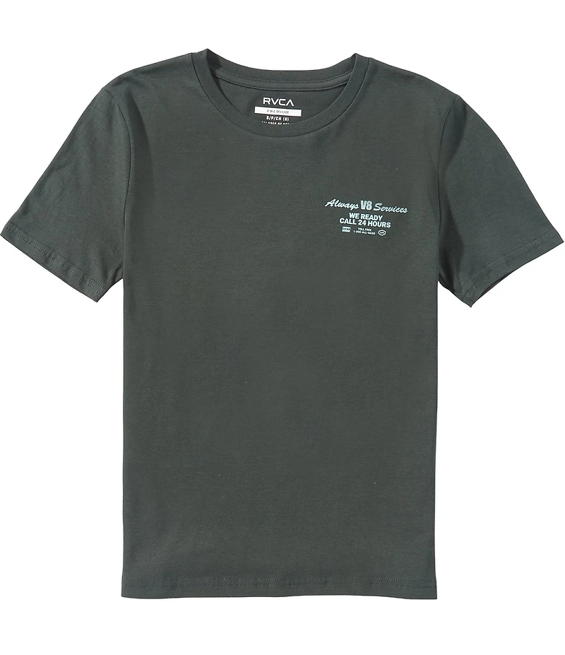 RVCA Big Boys Short-Sleeve V8 T-Shirt