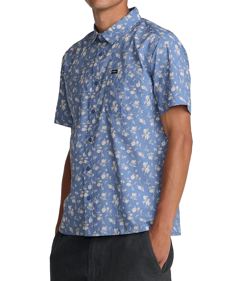 RVCA Breezy Ditsy Short Sleeve Woven Shirt