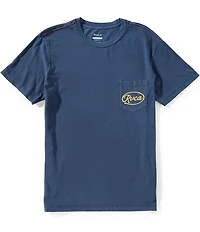 RVCA Contact Scripts Pocket Short Sleeve T-Shirt