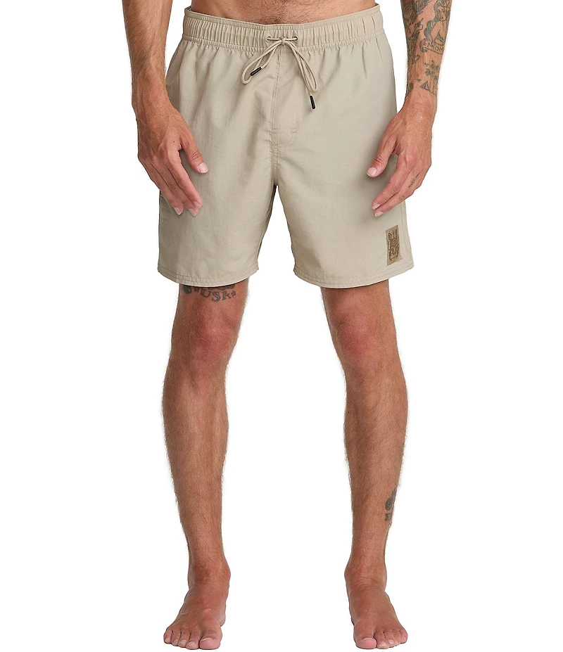 RVCA Crest 17#double; Outseam Swim Trunks