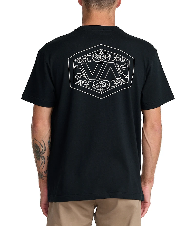 RVCA Hex Filigree Logo Short Sleeve T-Shirt