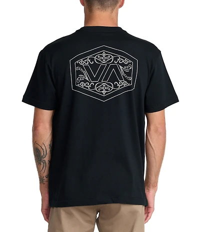 RVCA Hex Filigree Logo Short Sleeve T-Shirt